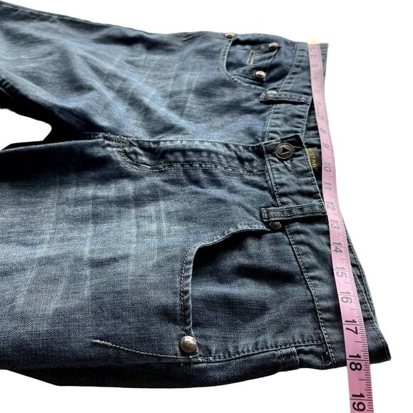 Mens G-Star Originals Raw Denim Distressed 3301 Relaxed Cotton Casual Jean 36x32 - Picture 9 of 13